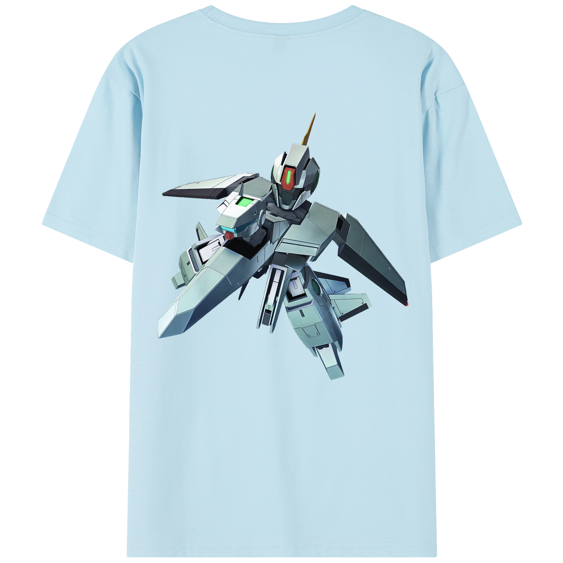 （画像用） 機動戦士ガンダム Mobile Suit Gundam 綿100％半袖Tシャツ（背面プリント）